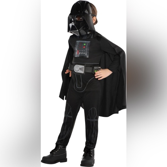 Darth Vader Star Wars Boy Costume Small - Picture 2 of 8